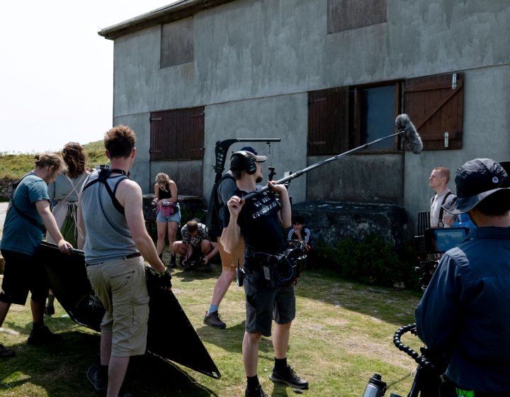 Shooting on Bodmin Moor for Dean Puckett's debut feature film