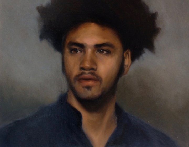 Ariel - Portrait in oil by Emily Roberts