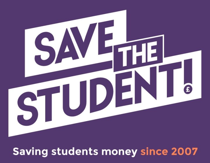 Save the Student logo on purple background