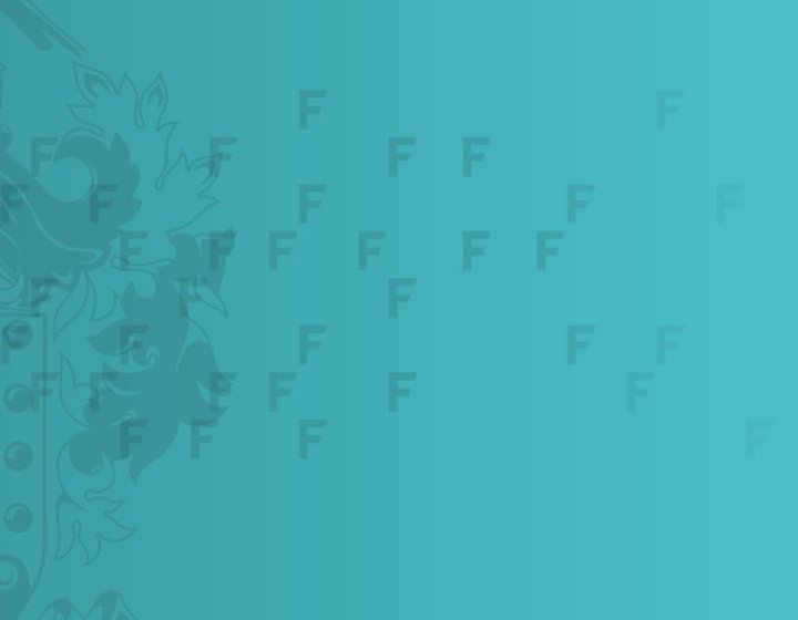 Turquoise banner