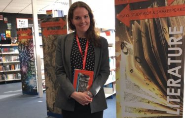 Amy Lilwall at Bodmin College Library