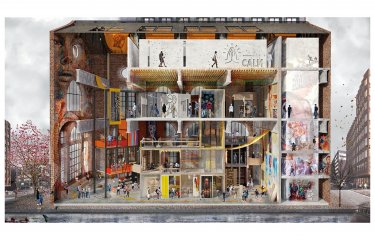 Interior Design of multi-story building