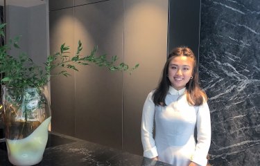 Interior design student Fiona Poon 