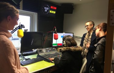 Students visit Source FM