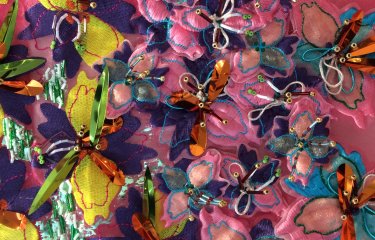 Embroidery by Textile Design student Georgia Johnson