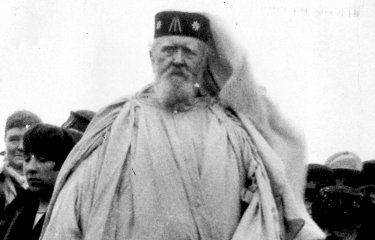 Black and white still from Henry Jenner film