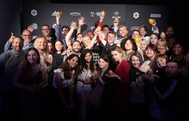 Students at D&AD awards ceremony