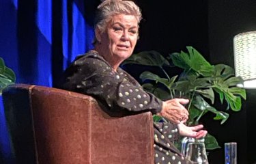 Dawn French talks about her new book Because of You at inaugural Falmouth Book Festival