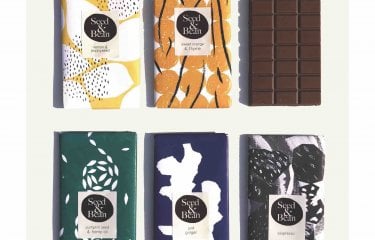 Seedbean Jordan Lee Illustration for chocolate bar wrappers