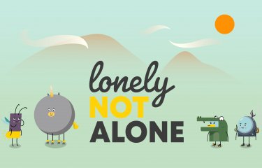Graphic from Lonely Not Alone campaign