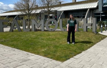 Student Lowri at Falmouth University