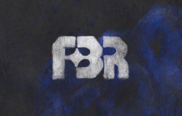 A blue background with FBR logo in the centre