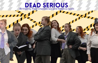 A photo montage of two performers