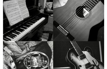 A poster style image for an event with the text Music for Media on