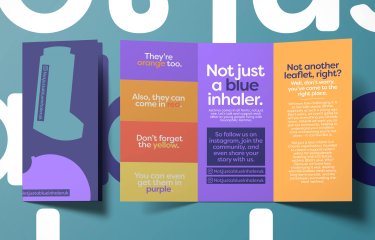 Leaflet for campaign by Graphic Design student 