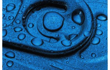 A drinks can close-up