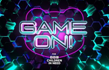 Promotional graphics for BBC Children in Need's Game On! event