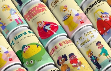 Beer can labels 