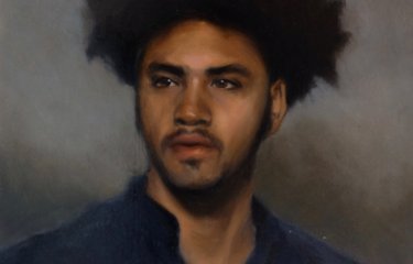 Ariel - Portrait in oil by Emily Roberts