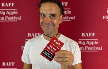 A man at a film premiere