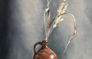 Still life in oil paint