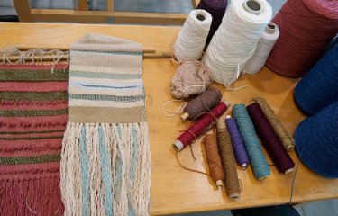 Wall hangings and wool