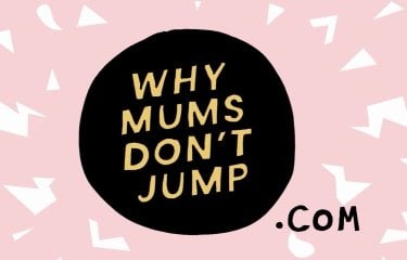 Logo of Why Mums Don't Jump podcast