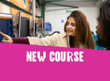 Image advertising our course page