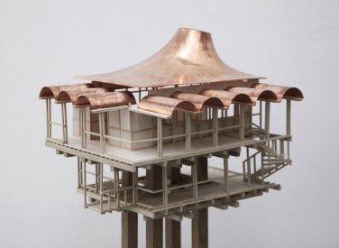 eastern inspired building model