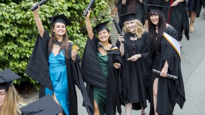 Students graduating