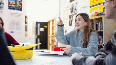 Advertising students