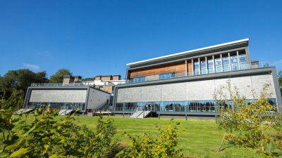 The AMATA Arts Centre building on a sunny day