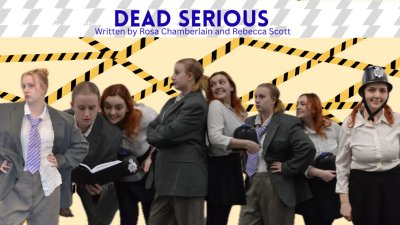 A photo montage of two performers