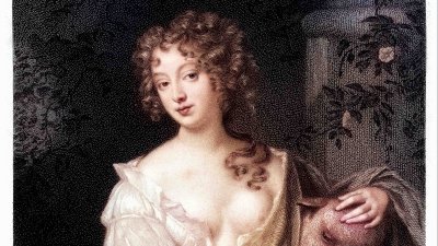 A painted picture of Nell Gwynn