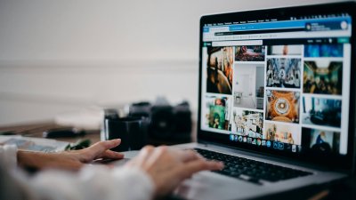 Student on Adobe short course