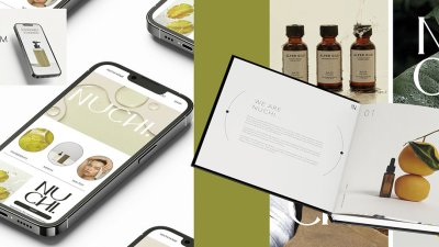 Design presentation for sustainable beauty app