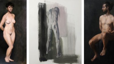 Figure paintings in oil by Emily Roberts