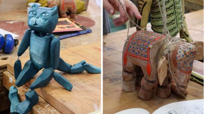 Puppets and wood carving