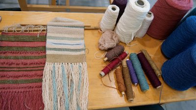 Wall hangings and wool