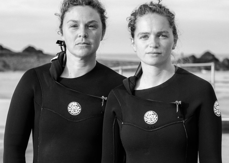 Portrait of women by the sea