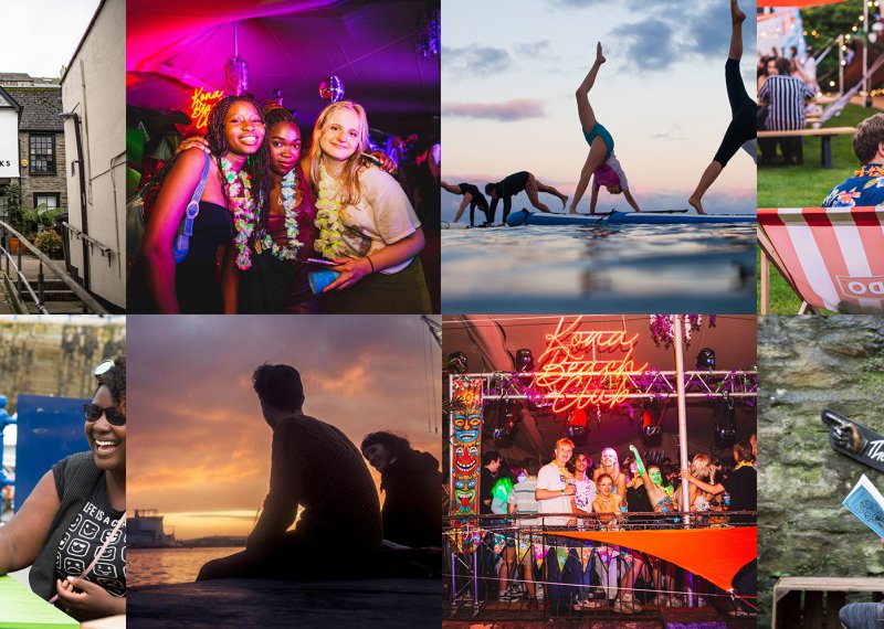 Students enjoying life at Falmouth