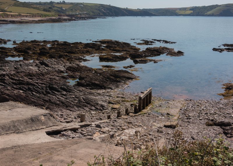 coastal image of sea and land