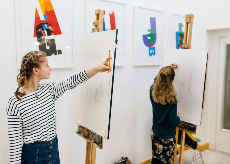 Creative Sparks drawing workshop