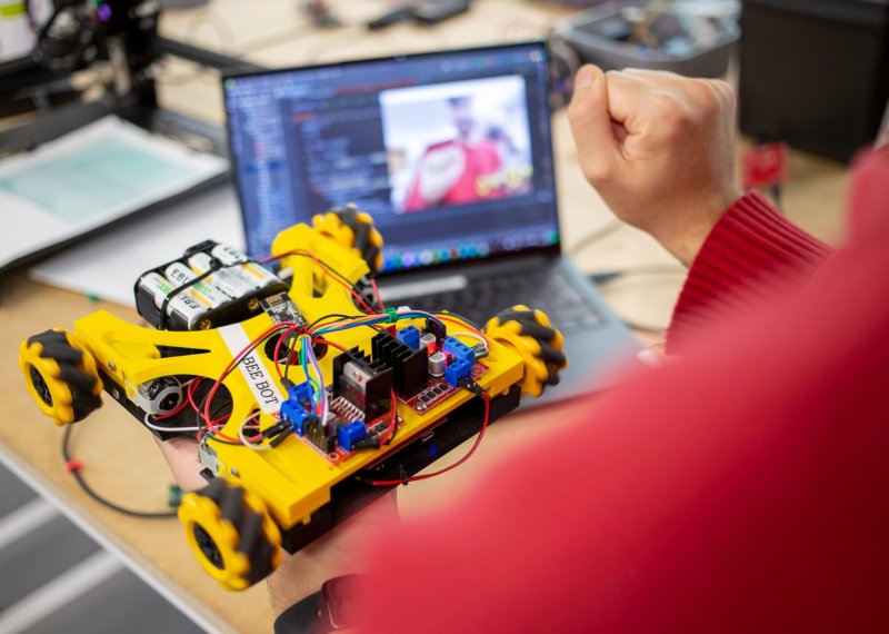 Robotics student