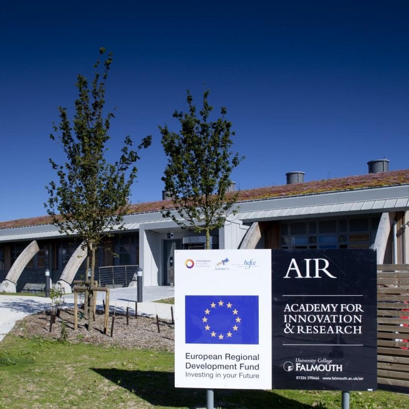 The Air building exterior on Penryn Campus