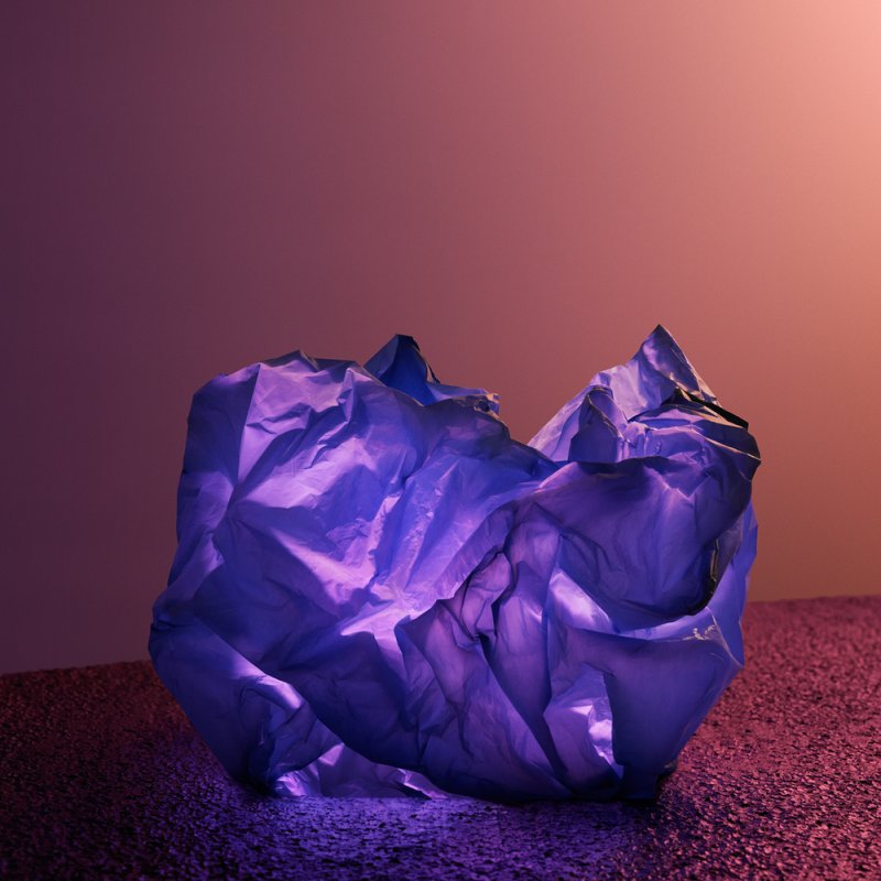 Purple sculpture