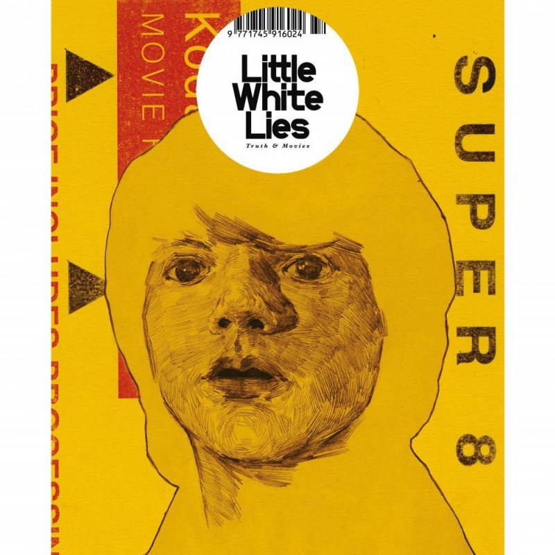 Magazine cover, illustration of boy on yellow background.