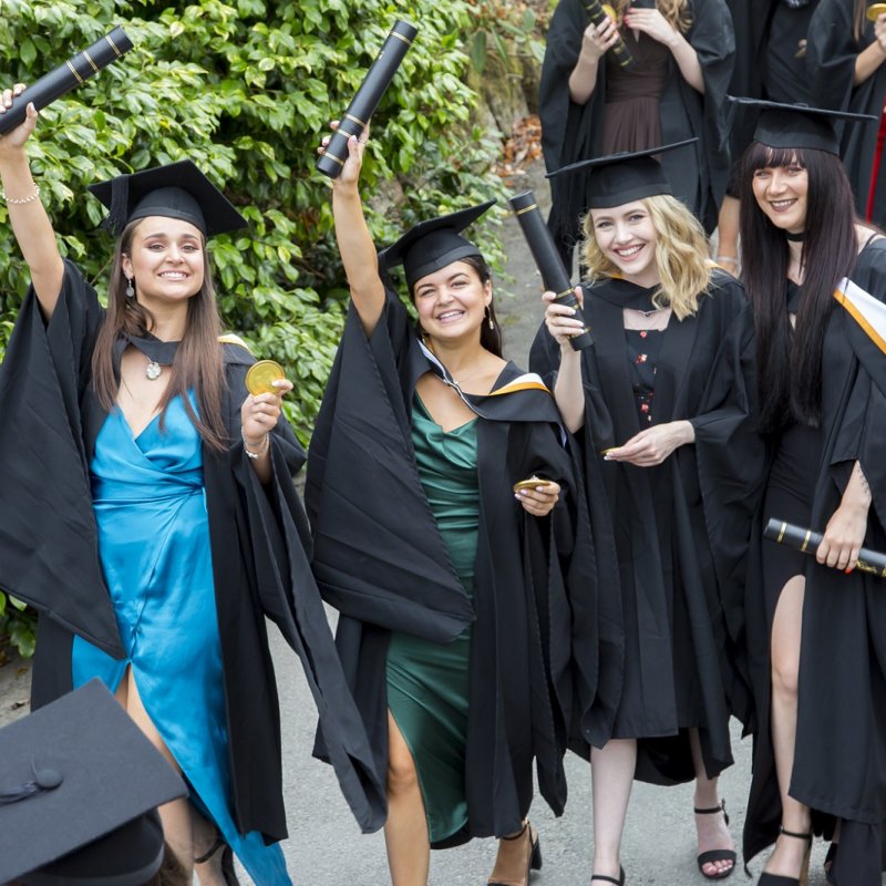 Students graduating