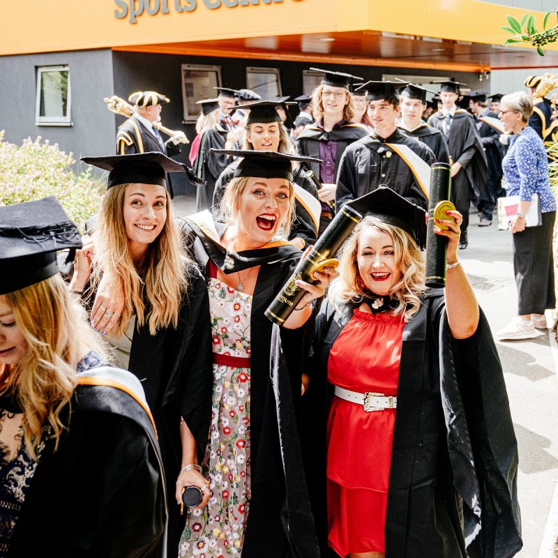 Students graduating