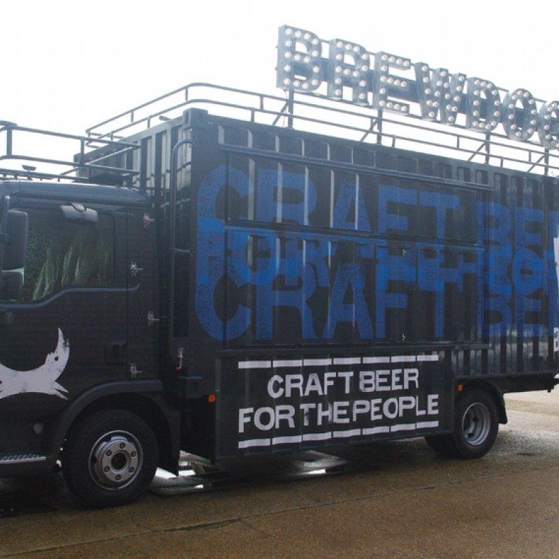 Craft beer mobile van